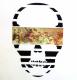Mural Skull T-shirt  White