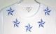 Five Rock Star T-shirt��white��blue