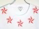 Five Rock Star T-shirt��white��Red