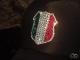 emblem Swarovski��Italy style cap Black