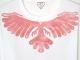 Phoenix Swarovski Long T-shirt white/ Red