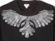 Phoenix Swarovski Long T-shirt Black / Gray