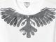Phoenix Swarovski Long T-shirt white / Gray