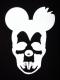 Skull Mouse  Zip up��Parker Black