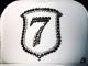 Emblem Seven Swarovski cap white