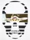 Skull Tattoo Girl Long T-shirt white