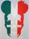 Skull Mouse Long T-shirt Italy Color white