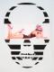 Skull Tattoo Girl NO.3  T-shirt White