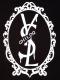 Emblem crash melt  T-shirt Black