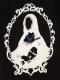 Frame Mona Lisa Swarovski T-shirt black