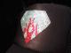 Diamond Fire pattern Swarovski cap black