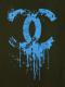 Parody Melting T-shirt Black��Blue