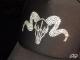 Skull Sheep Swarovski cap black