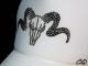 Skull Sheep Swarovski cap white