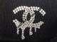 Parody Melting Swarovski knit cap black