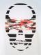 Skull camouflage red �� black Long T-shirt White