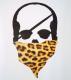 Skull Bandana Leopard Long T-shirt White