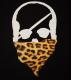 Skull Bandana Leopard Long T-shirt black