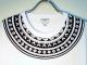 Samoa pattern Swarovski Long T-shirt White