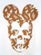 Skull mouse Rivas Monogram Long T-shirt White