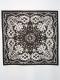 Paisley bandana Swarovski White��Black