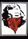 Marilyn bandana Swarovski Long T-shirt black ��Red
