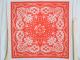 Paisley bandana Swarovski White��Red
