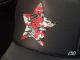 Star Camouflage Swarovski Cap Black��Red