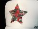 Star Camouflage Swarovski Cap White��Red