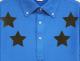 Star polo shirt blue �� black
