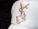 Parody Hand Swarovski Cap White��Gold