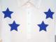 Star polo shirt white �� blue