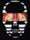 Skull Tattoo Girl NO.��4 T-shirt��Black