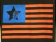 Skull Swarovski USA flag LongT-shirt��Black