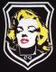 Marilyn Emblem Swarovski��Long T-shirt Black��Yellow
