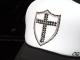 Emblem Cross Swarovski Cap BlackWhiteCap