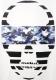 Skull camouflage��White��Blue