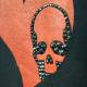Swarovski Skull Heart T-shirt��Black��Red