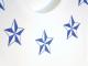 Five Rock Star T-shirt��white��blue