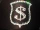 Money emblem Swarovski black cap