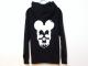 Skull Mouse  Zip up��Parker Black