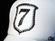 Emblem Seven Swarovski cap white