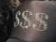 Dollar Three Swarovski Cap black