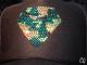 Diamond camouflage Swarovski Cap black