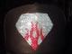Diamond Fire pattern Swarovski cap black