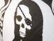 Frame Skull Mona Lisa Swarovski Long T-shirt White