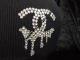 Parody Melting Swarovski knit cap black