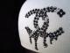 Parody Melting Swarovski knit cap white
