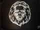 Skull Lion Swarovski cap black