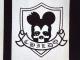 US Skull mouse Swarovski Long T-shirt black